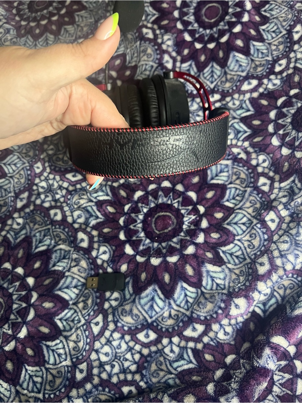 HyperX Wireless Over-Ear Gaming Headset - Black with Red Accents